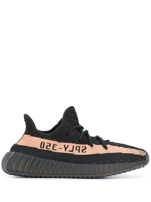 adidas Yeezy Boost 350 V2 ?opper?Sneakers — Black — Size US M 9 - US W 10.5 — Front View