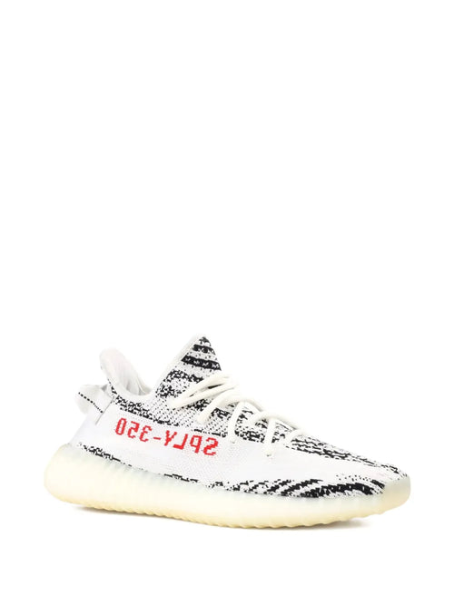 adidas Yeezy Boost 350 V2 Zebra - 2018/2019 Release Sneakers — White — Size US M 7.5 - US W 9 — Side View