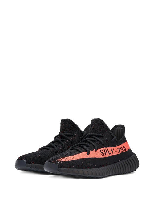 adidas Yeezy Boost 350 V2 Cored Red Black 2016/2022 Sneakers — Black — Size US M 5.5 - US W 7 — Side View