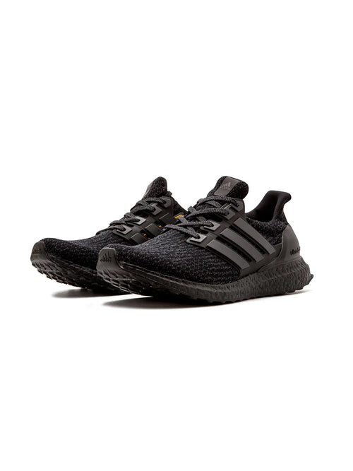 adidas Ultraboost Triple Black 3.0 Sneakers — Black — Size US M 5 - US W 6.5 — Side View