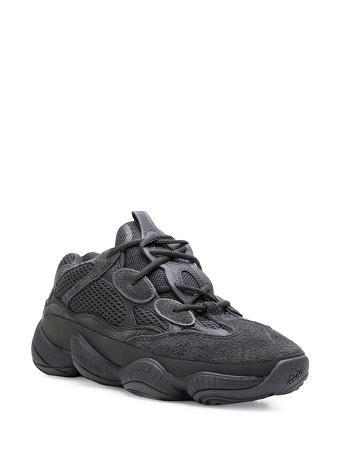 adidas Yeezy 500 Utility Black Sneakers — Black — Size US M 8 - US W 9.5 — Side View