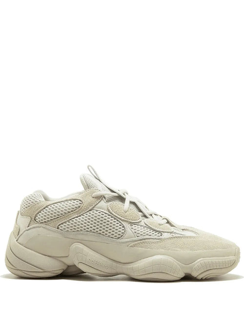 adidas Yeezy 500 Blush/Desert Rat Sneakers — Light Grey — Size US M 6 - US W 7.5 — Front View