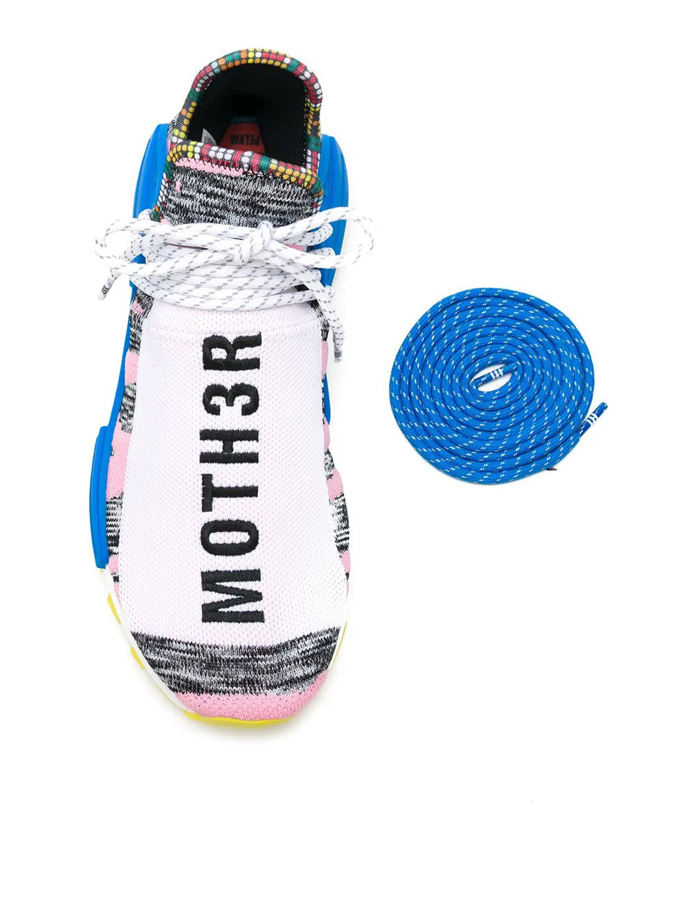 adidas X Pharrell Williams Solar Hu Nmd Solar Pack Moth3R Sneakers — Same as shown — Size US M 10 - US W 11.5 — Top View