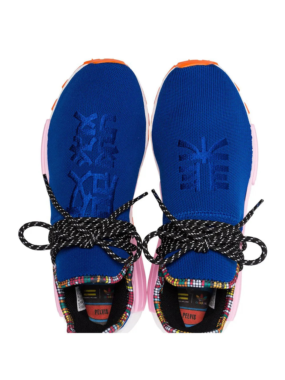 adidas X Pharrell Williams Solar Hu Nmd Inspiration Pack - Powder Blue Sneakers — Same as shown — Size US M 10 - US W 11.5 — Back View