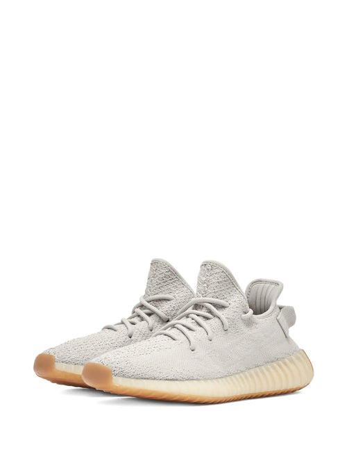 adidas Yeezy Boost 350 V2 Sesame Sneakers — Light Grey — Size US M 5.5 - US W 7 — Side View