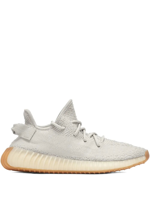 adidas Yeezy Boost 350 V2 Sesame Sneakers — Light Grey — Size US M 5.5 - US W 7 — Front View