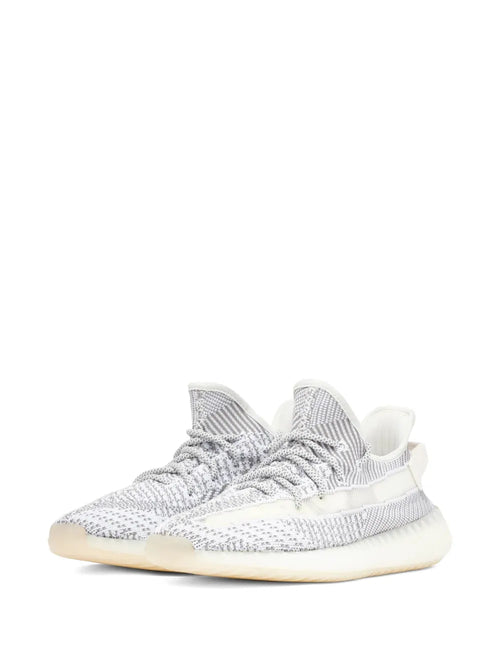 adidas Yeezy Boost 350 V2 Static Sneakers — Grey/White — Size US M 5.5 - US W 7 — Side View