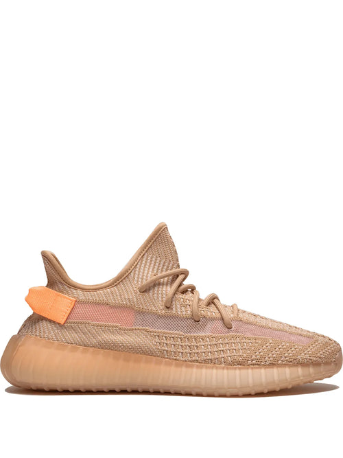 adidas Yeezy Boost 350 V2 Clay Sneakers — Light Orange — Size US M 11 - US W 12.5 — Front View