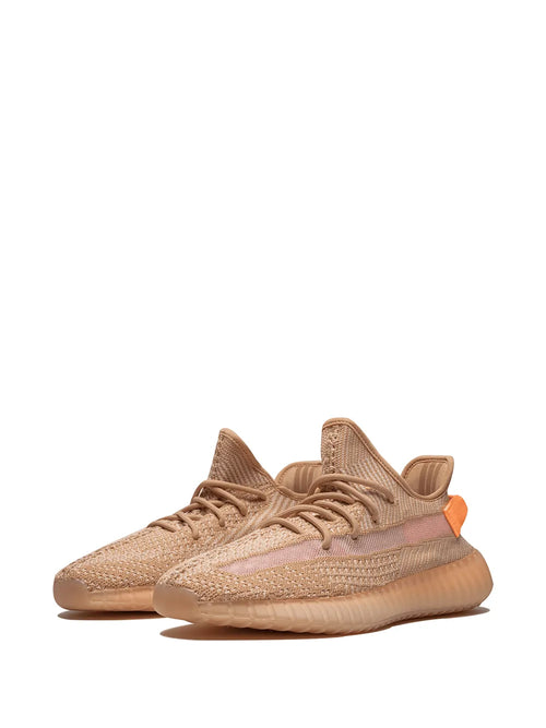 adidas Yeezy Boost 350 V2 Clay Sneakers — Light Orange — Size US M 11 - US W 12.5 — Side View