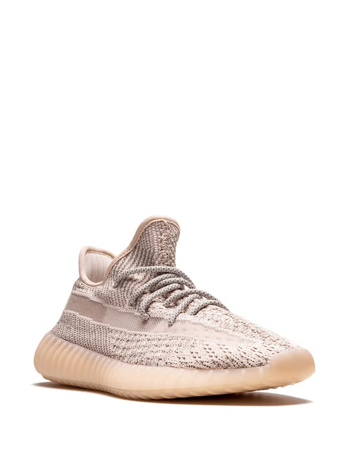 adidas Yeezy Boost 350 V2 Synth Reflective Sneakers — Light Beige — Size US M 5.5 - US W 7 — Side View