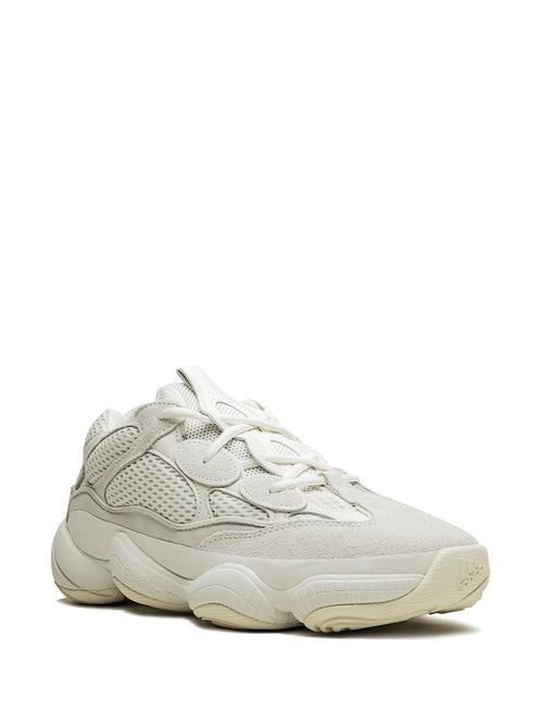 adidas Yeezy 500 Bone White Sneakers — Light Grey — Size US M 6 - US W 7.5 — Side View