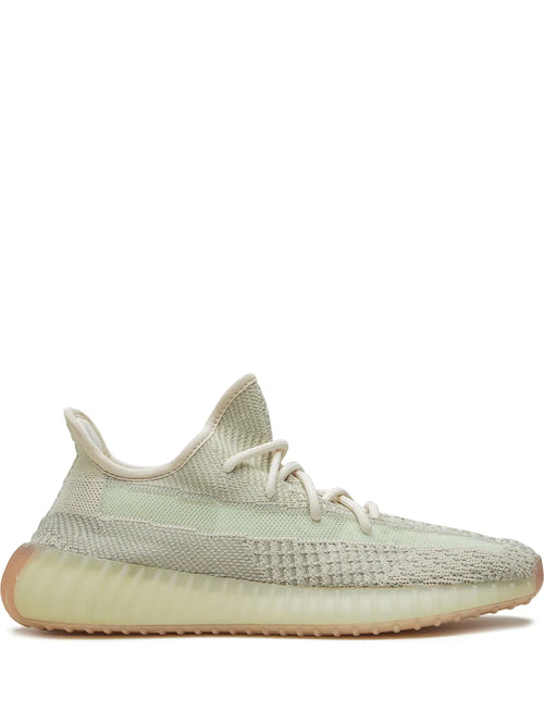 adidas Yeezy Boost 350 V2 Citrin Sneakers — Citrin Pale Yellow — Size US M 11 - US W 12.5 — Front View