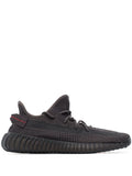 adidas Yeezy Boost 350 V2 Black - Static Sneakers — Black — Size US M 9 - US W 10.5 — Front View