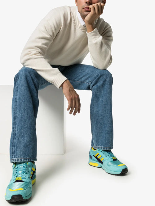 adidas Zx 8000 Two-Tone Suede Sneakers — Same as shown — Size US M 5.5 - US W 7 — Side View