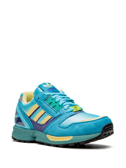 adidas Zx 8000 Sneakers — Aqua Blue — Size US M 5.5 - US W 7 — Side View