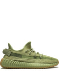 adidas Yeezy Boost 350 V2 Sulfur Sneakers — Sulfur Green — Size US M 5.5 - US W 7 — Front View