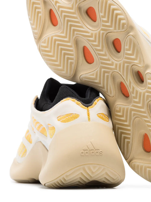 adidas Yeezy 700 V3 Safflower Sneakers — Creamy Beige/Yellow — Size US M 9 - US W 10.5 — Side View