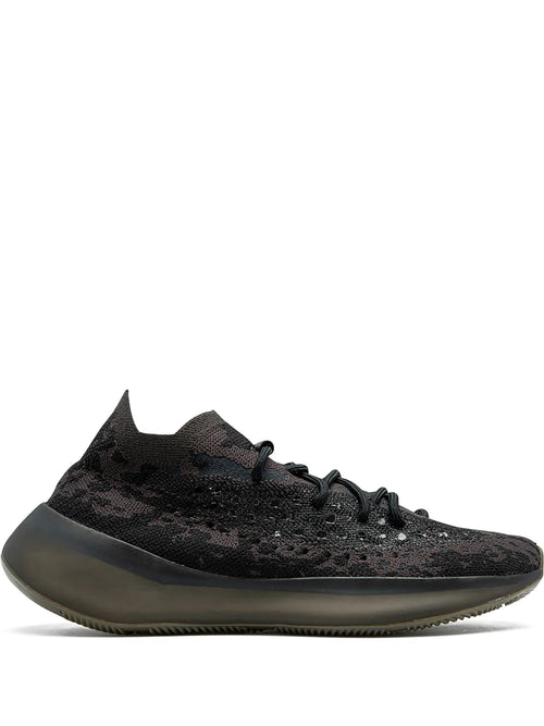 adidas Yeezy Boost 380 Reflective Onyx Sneakers — Black — Size US M 8.5 - US W 10 — Front View