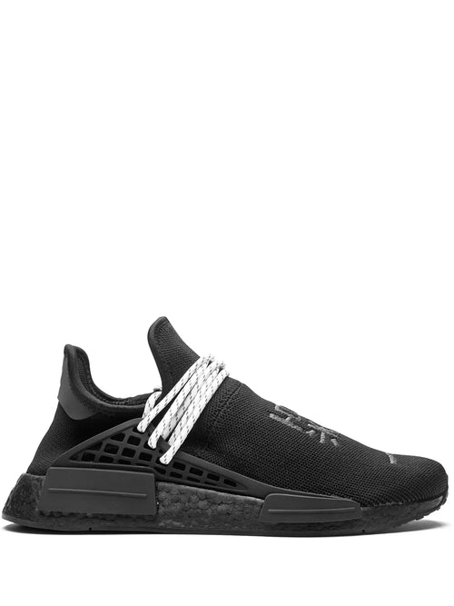 adidas X Pharrell Nmd Hu Black Sneakers — Same as shown — Size US M 6 - US W 7.5 — Front View