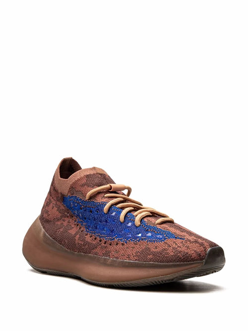 adidas Yeezy Boost 380 Azure Sneakers — Brown/Blue — Size US M 7.5 - US W 9 — Side View
