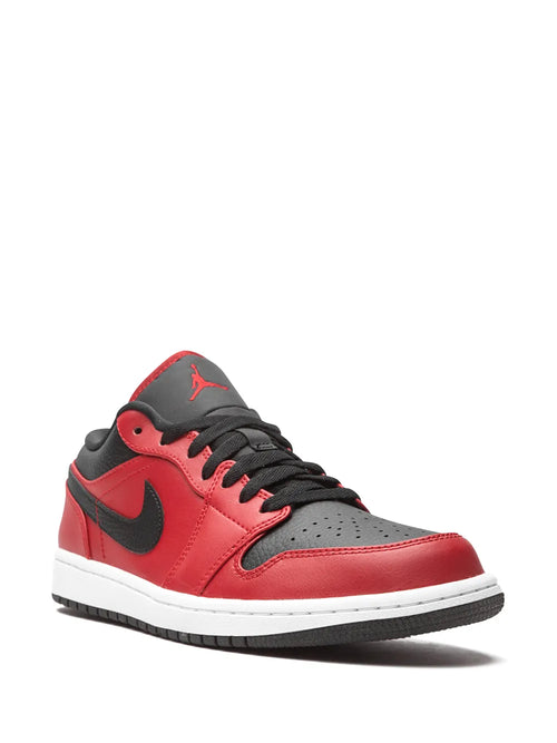 Air Jordan 1 Low Gym Red Sneakers — Red — Size US M 10.5 - US W 12 — Side View