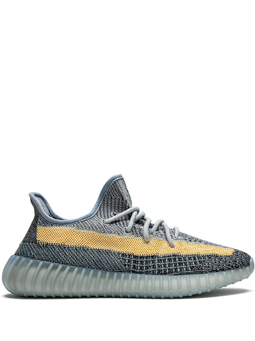 adidas Yeezy Boost 350 V2 Ash Blue Sneakers — Ash Blue — Size US M 9 - US W 10.5 — Front View