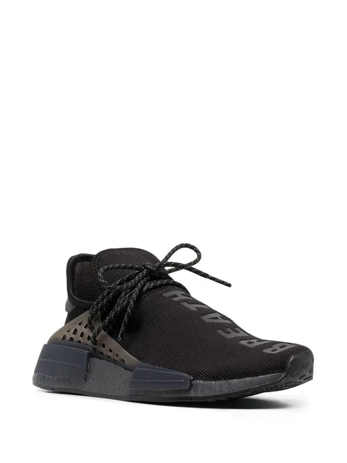 adidas X Pharrell Nmd Hu Black Future Sneakers — Black — Size US M 6 - US W 7.5 — Side View