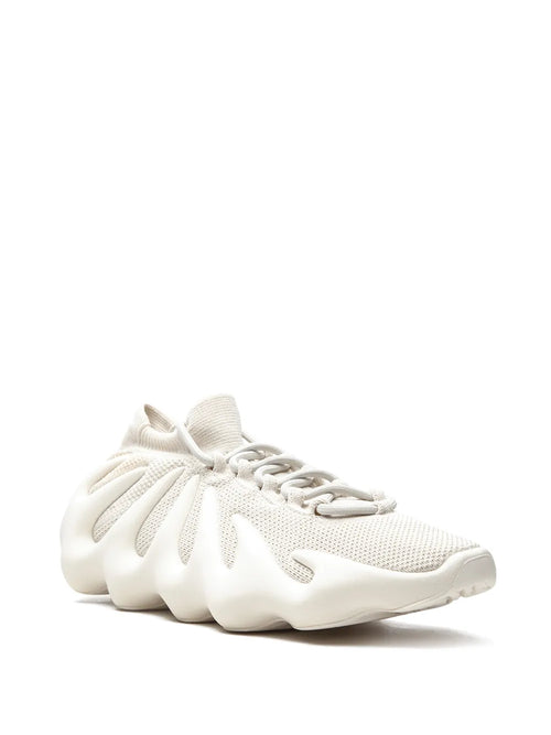 adidas Yeezy 450 Cloud White Sneakers — White — Size US M 6 - US W 7.5 — Side View