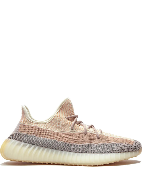 adidas Yeezy Boost 350 V2 Ash Pearl Sneakers — Ash Pearl Cream — Size US M 9 - US W 10.5 — Front View