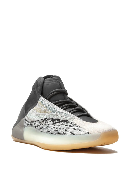 adidas Yeezy Qntm Sea Teal Sneakers — Grey — Size US M 3.5 - US W 5 — Side View