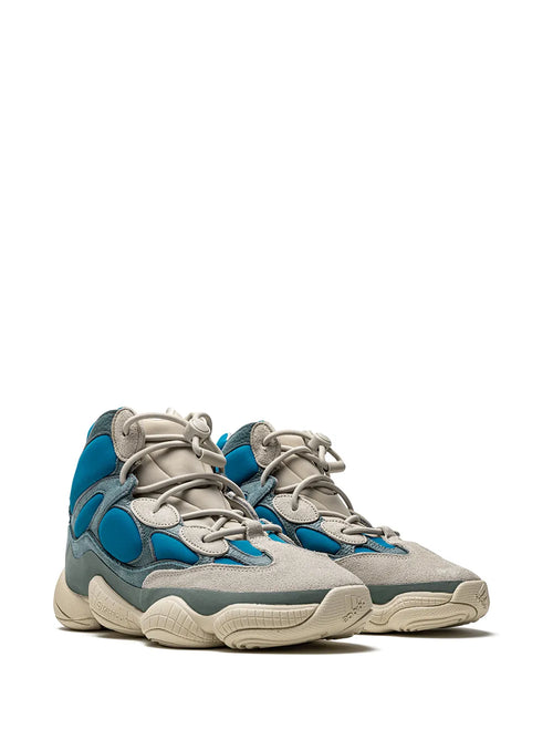 adidas Yeezy 500 High Frosted Blue Sneakers — Blue — Size US M 6 - US W 7.5 — Side View