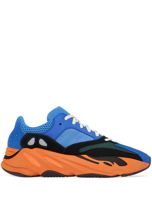 adidas Yeezy Boost 700 Bright Blue Sneakers — Bright Blue/Multicolour — Size US M 8.5 - US W 10 — Front View