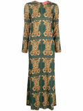 La Doublej Swing Tiger Print Dress — Same as shown — Size XS — Front View