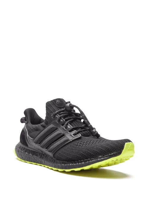 adidas X Ivy Park Ultraboost Black/Hi-Res Yellow Sneakers — Core Black/Hi-Res Yellow — Size US M 11.5 - US W 13 — Side View