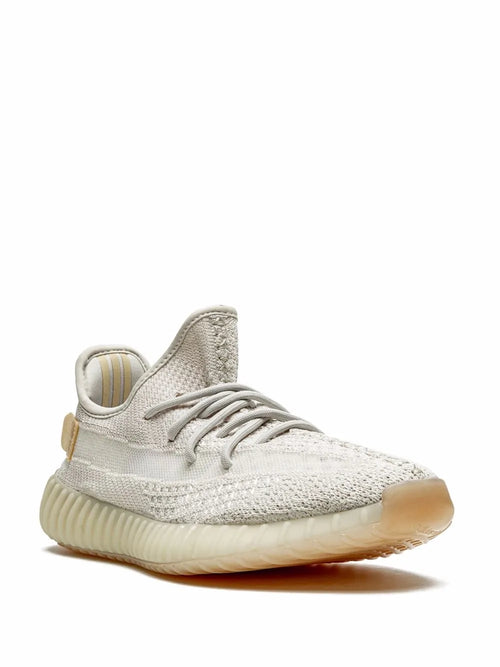 adidas Yeezy Boost 350 V2 Light Sneakers — Light Grey — Size US M 5.5 - US W 7 — Side View