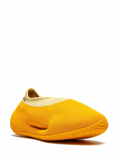 adidas Yeezy Knit Runner Sulfur Sneakers — Yellow — Size US M 3.5 - US W 5 — Side View