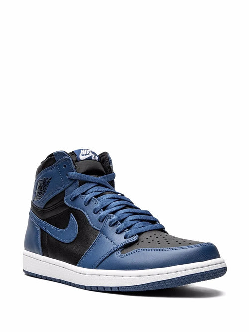 Air Jordan 1 High Og Dark Marina Blue Sneakers — Dark Marina Blue/Black/White — Size US M 6.5 - US W 8 — Side View