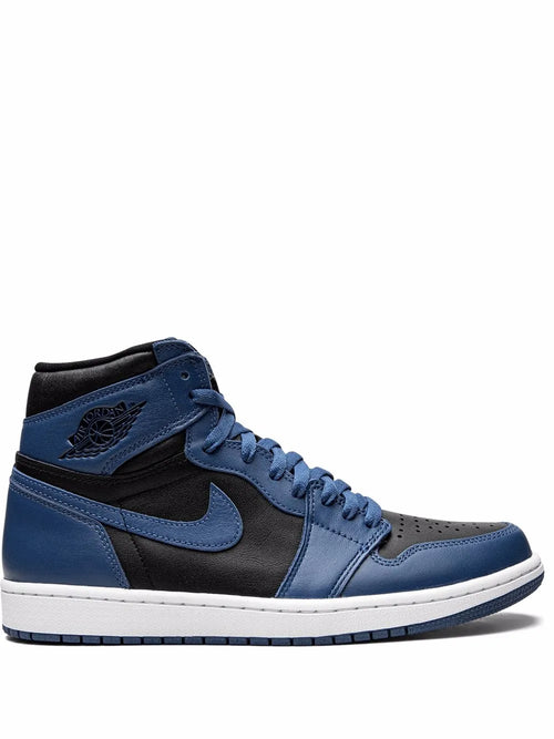 Air Jordan 1 High Og Dark Marina Blue Sneakers — Dark Marina Blue/Black/White — Size US M 6.5 - US W 8 — Front View