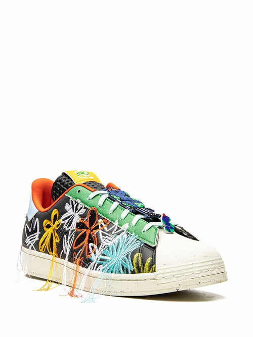 adidas X Sean Wotherspoon Superstar Superearth Sneakers — Multicolour — Size US M 8 - US W 9.5 — Side View