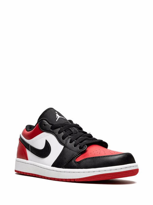Air Jordan 1 Low Bred Toe Sneakers — Same as shown — Size US M 11.5 - US W 13 — Side View