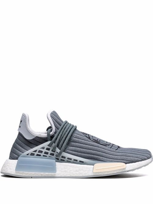 adidas X Billionaire Boys Club X Pharrell Hu Nmd  Astronaut Blue Sneakers — Grey — Size US M 8 - US W 9.5 — Front View