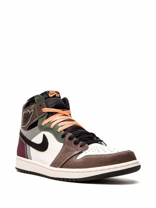Air Jordan 1 High Og Hand Crafted Sneakers — Multicolour — Size US M 6.5 - US W 8 — Side View