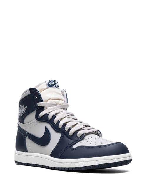 Air Jordan 1 High 85 Georgetown Sneakers — Blue/White — Size US M 6.5 - US W 8 — Side View