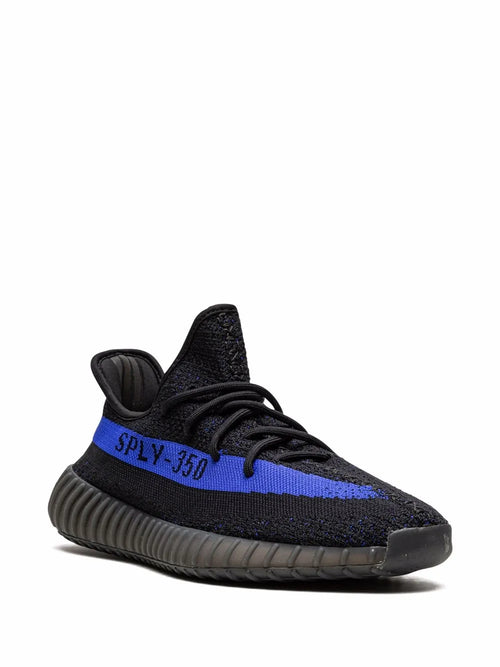 adidas Yeezy 350 V2 Dazzling Blue Sneakers — Black — Size US M 6 - US W 7.5 — Side View