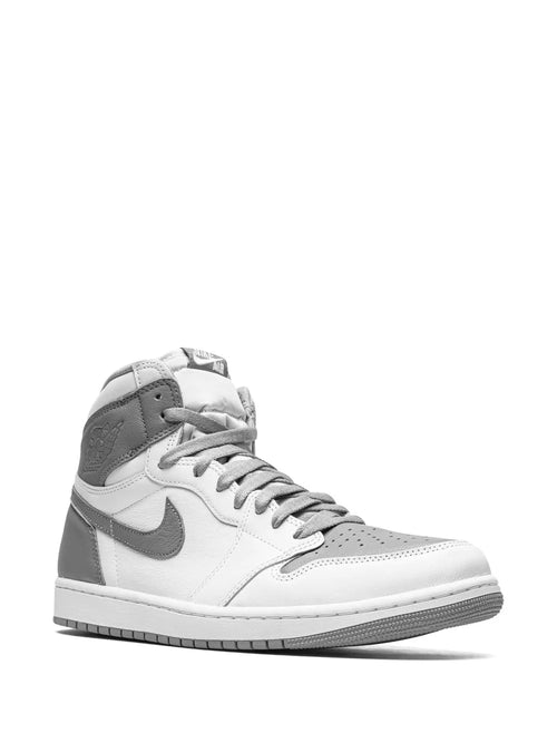 Air Jordan 1 High Og Stealth Sneakers — Grey/White — Size US M 6.5 - US W 8 — Side View