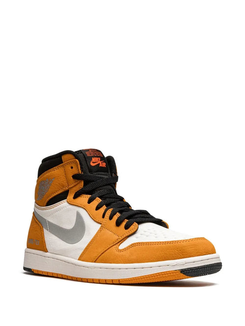 Air Jordan 1 Element Gore-Tex Light Curry Sneakers — Orange/White/Black — Size US M 6.5 - US W 8 — Side View