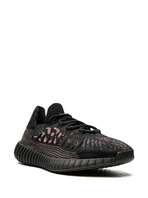 adidas Yeezy 350 Boost V2 Cmpct Slate Carbon Sneakers — Black — Size US M 6 - US W 7.5 — Side View