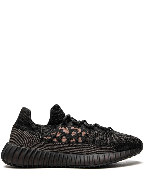 adidas Yeezy 350 Boost V2 Cmpct Slate Carbon Sneakers — Black — Size US M 6 - US W 7.5 — Front View