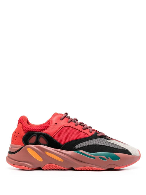 adidas Yeezy Boost 700 Hi-Res Red Sneakers — Bright Red — Size US M 8.5 - US W 10 — Front View