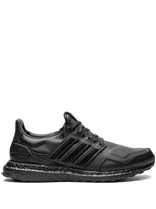 adidas Ultraboost Leather Sneakers — Black — Size US M 5 - US W 6.5 — Front View